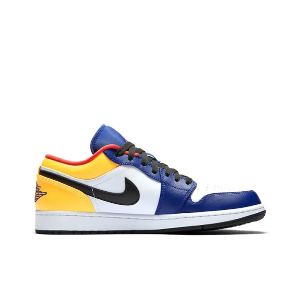 Air Jordan 1 Low White Deep Royal Blue - 553558-123 - For Men - Image 2