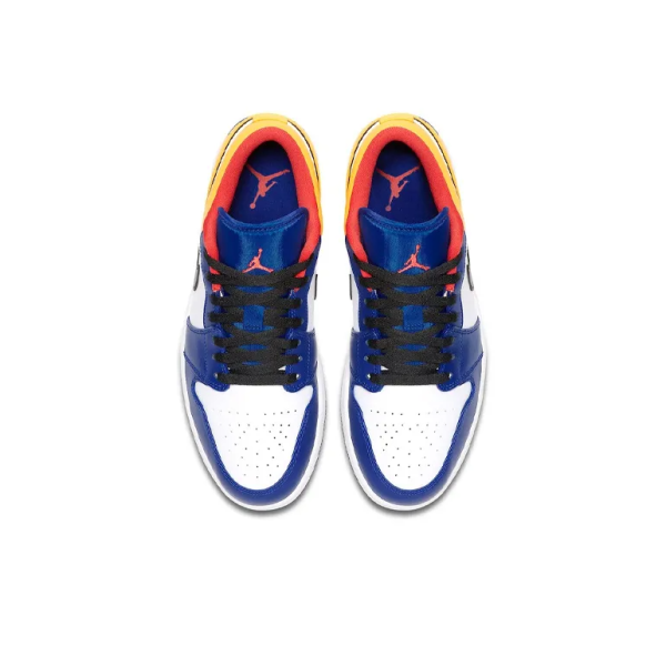 Air Jordan 1 Low White Deep Royal Blue - 553558-123 - For Men - Image 4