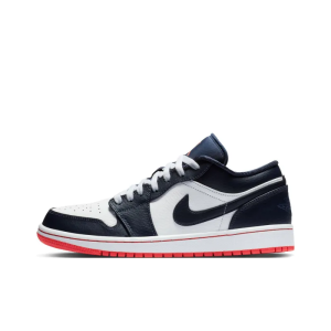 Air Jordan 1 Low Obsidian Ember Glow - 553558-481 - Style