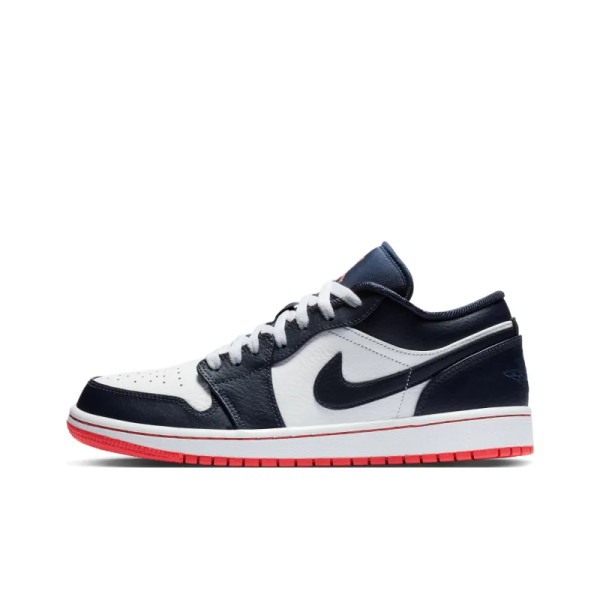 Air Jordan 1 Low Obsidian Ember Glow - 553558-481 - Style