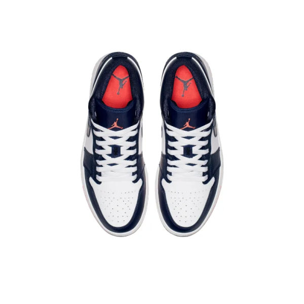 Air Jordan 1 Low Obsidian Ember Glow - 553558-481 - Style - Image 4