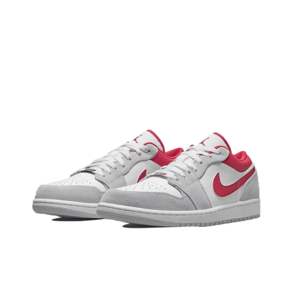 Air Jordan 1 Low SE Light Smoke Grey Gym Red - DC6991-016 - For Men - Image 3