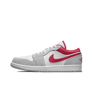 Air Jordan 1 Low SE Light Smoke Grey Gym Red - DC6991-016 - For Men