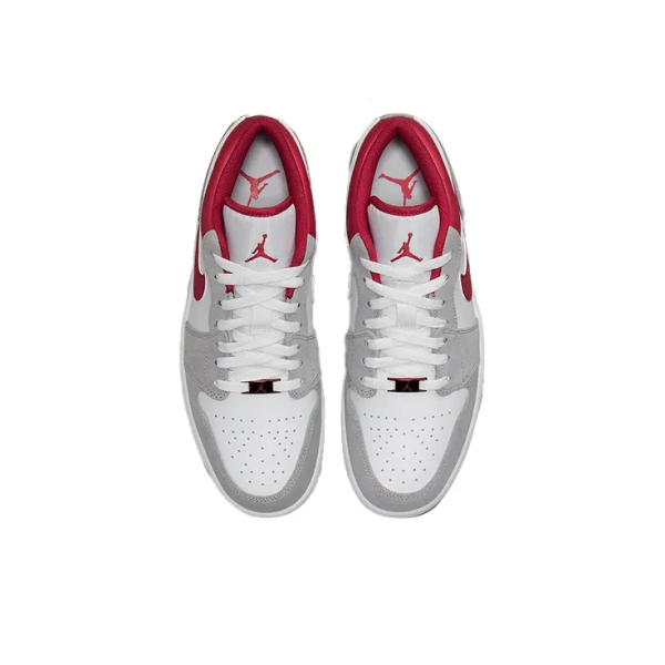 Air Jordan 1 Low SE Light Smoke Grey Gym Red - DC6991-016 - For Men - Image 4