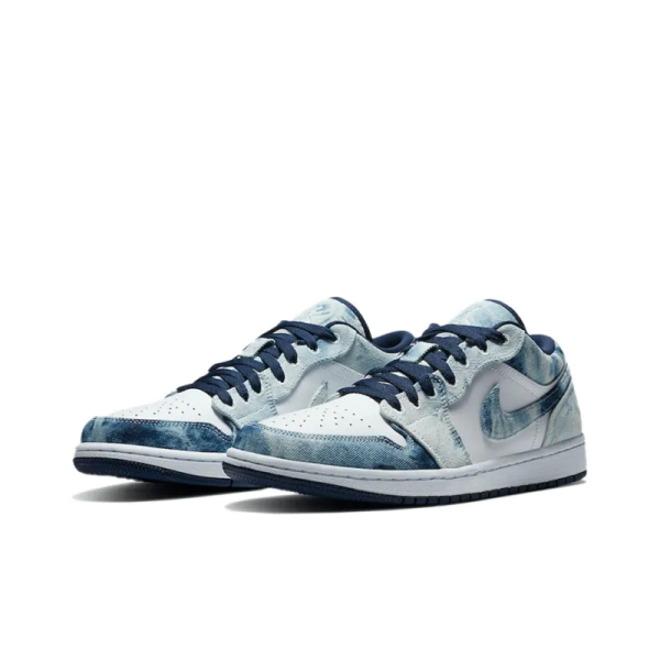 Air Jordan 1 Low Se washed Denim - Cz8455-100 - Style - Image 3
