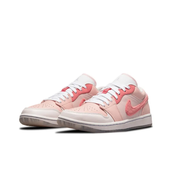 Air Jordan 1 Low White Pink Grey - Dm5443-666 - Drop - Image 3