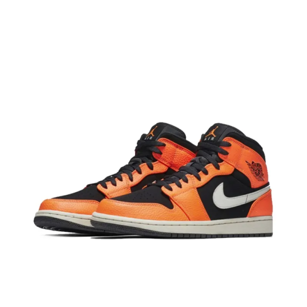 Air Jordan 1 Mid black Cone - 554724-062 - Drop - Image 3