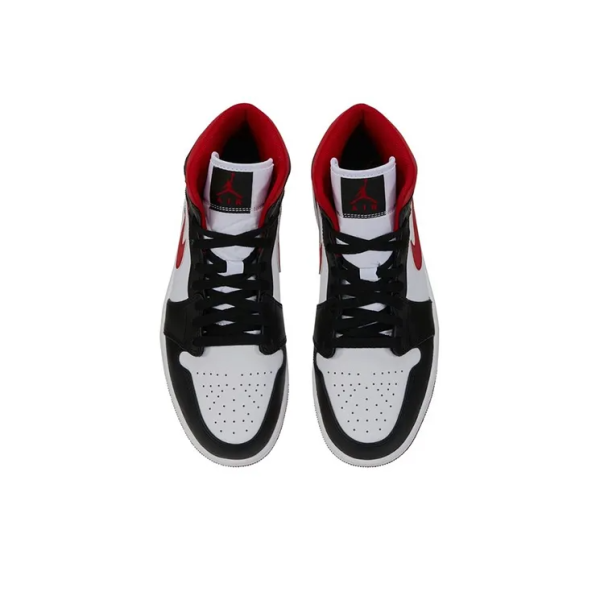 Air Jordan 1 Mid 'Black Gym Red' 554724-122 - Style - Image 4