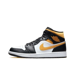 Air Jordan 1 Mid 'Black University Gold' 554724-177 - Drop