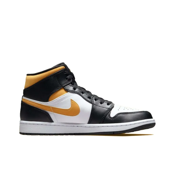 Air Jordan 1 Mid 'Black University Gold' 554724-177 - Drop - Image 2