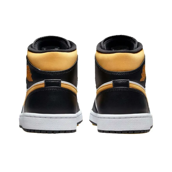 Air Jordan 1 Mid 'Black University Gold' 554724-177 - Drop - Image 4