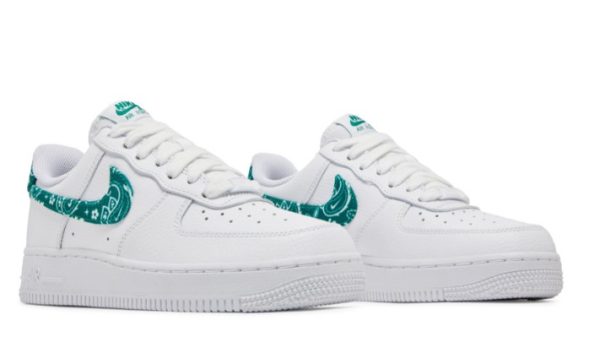 Air Force 1 07 Essentials Green Paisley DH4406-102 - Streetwear - Image 3