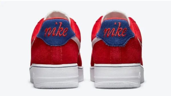 Air Force 1 07 LV8 First Use University Red DB3597-600 - For Men - Image 4
