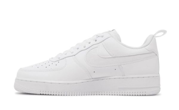 Air Force 1 '07 LV8 'Reflective Swoosh - White Dark Marina Blue' FB8971-100 - For Men - Image 2