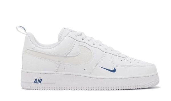 Air Force 1 '07 LV8 'Reflective Swoosh - White Dark Marina Blue' FB8971-100 - For Men
