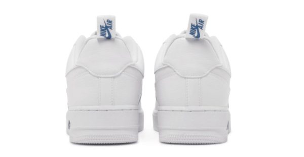 Air Force 1 '07 LV8 'Reflective Swoosh - White Dark Marina Blue' FB8971-100 - For Men - Image 4