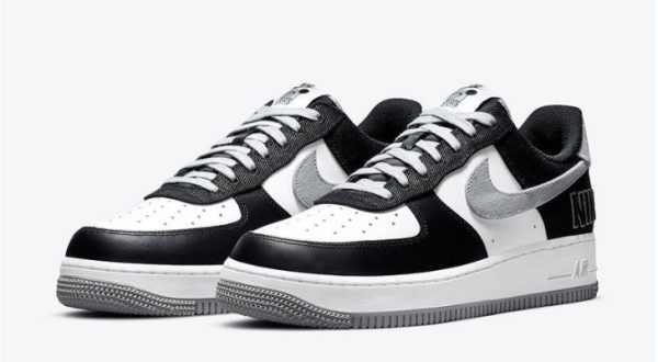 Air Force 1 EMB Black Silver CT2301-001 - Iconic - Image 2