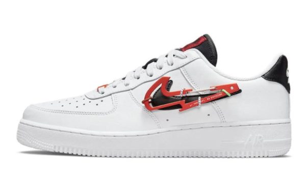 Air Force 1 Low Carabiner Swoosh White DH7579-100 - Drop
