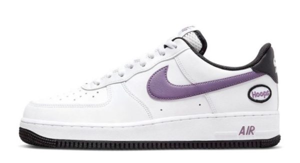 Air Force 1 Low Hoops White Purple DH7440-100 - Drop