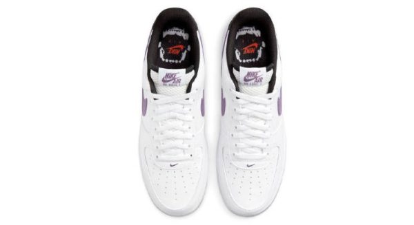 Air Force 1 Low Hoops White Purple DH7440-100 - Drop - Image 3
