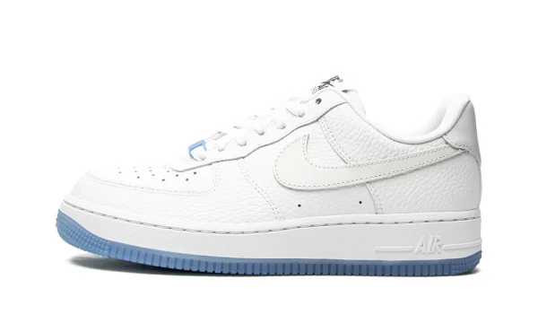 Air Force 1 Low Uv Reactive Swoosh University Blue Womens - Da8301-101 - Iconic