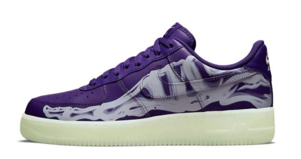 Air Force 1 Purple Skeleton CU8067-500 - Iconic