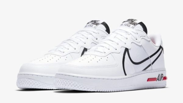 Air Force 1 React D/MS/X White CD4366-100 - Iconic - Image 2