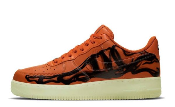 Air Force 1 Skeleton Orange CU8067-800 - Limited
