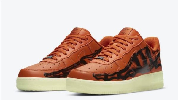 Air Force 1 Skeleton Orange CU8067-800 - Limited - Image 2