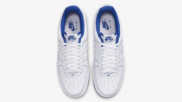 Air Force 1 White Game Royal Stitch CV1724-101 - Iconic - Image 3