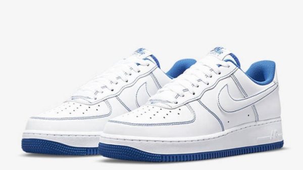 Air Force 1 White Game Royal Stitch CV1724-101 - Iconic - Image 2