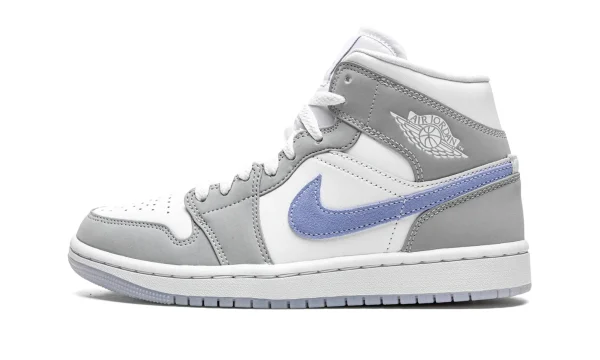 Air Jordan 1 Mid œWolf Grey / Aluminum - BQ6472-105 - Style