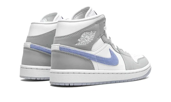 Air Jordan 1 Mid œWolf Grey / Aluminum - BQ6472-105 - Style - Image 3