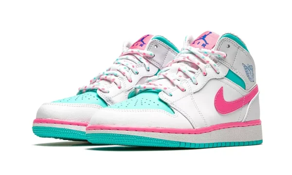 Air Jordan 1 Mid PS Digital Pink - 640737-102 - Drop - Image 2