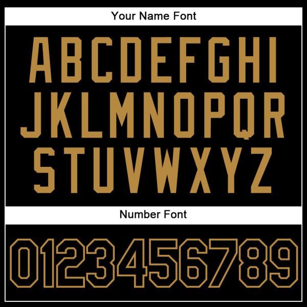 Black Black-Old Gold Authentic Throwback Personalized Basketball Jersey - Image 4