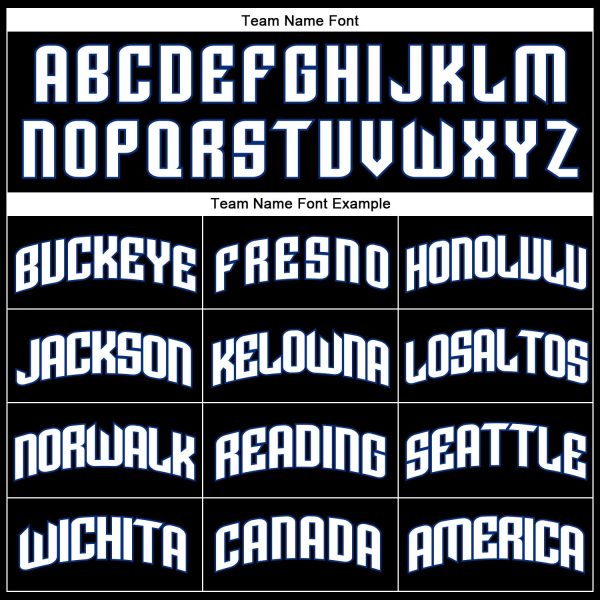 Black White Pinstripe Royal-White Authentic Personalized Basketball Jersey - Image 3