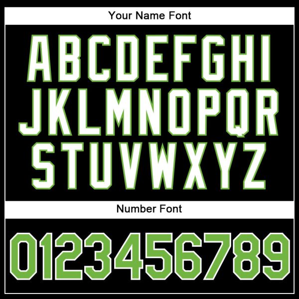 Black White Pinstripe Neon Green-White Authentic Personalized Basketball Jersey - Image 4