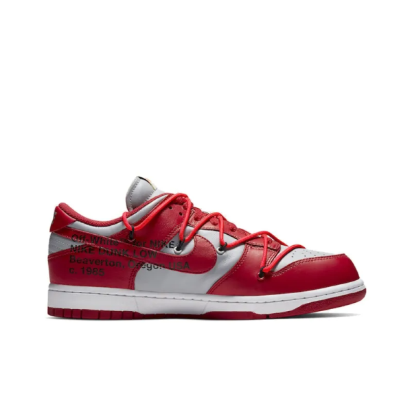 Dunk Low Off White University Red - Ct0856-600 - Drop - Image 2