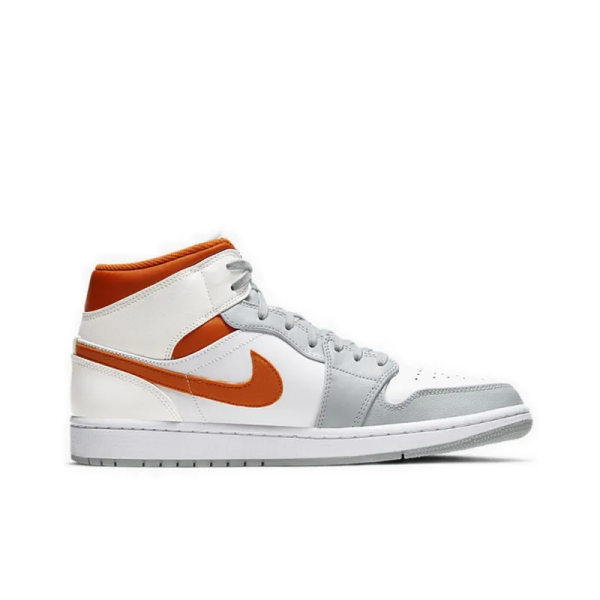 Air Jordan 1 Mid Starfish Pure Platinum - Cw7591-100 - Drop - Image 2