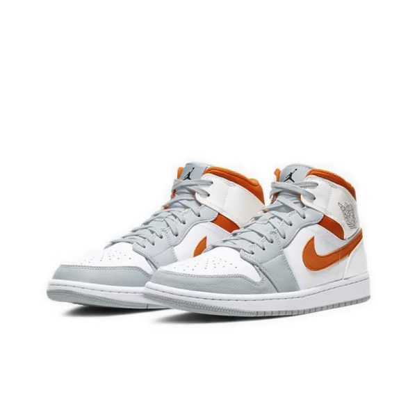 Air Jordan 1 Mid Starfish Pure Platinum - Cw7591-100 - Drop - Image 3