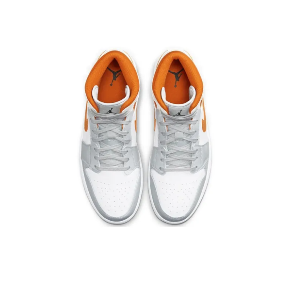 Air Jordan 1 Mid Starfish Pure Platinum - Cw7591-100 - Drop - Image 5