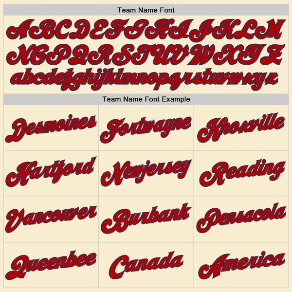 Cream Navy Pinstripe Red-Black Authentic Personalized Basketball Jersey - Image 3
