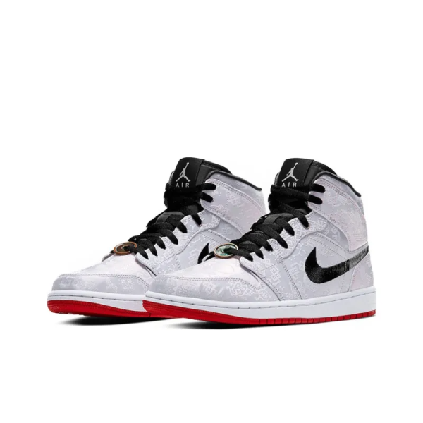 Air Jordan 1 Mid SE Fearless Edison Chen CLOT - CU2804-100 - Iconic - Image 3