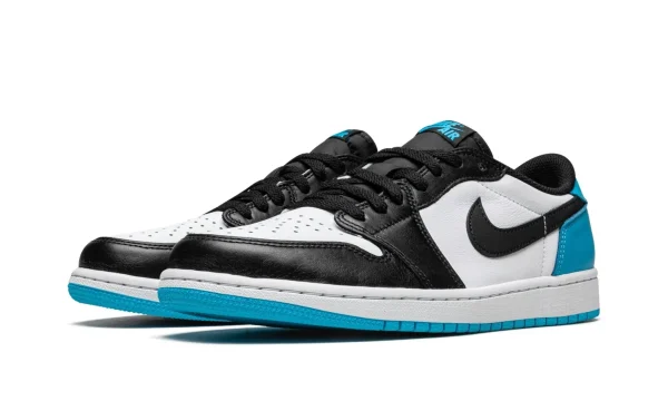 Air Jordan 1 Retro Low Og Black Dark Powder Blue - Cz0790-104 - For Men - Image 2