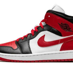 Air Jordan 1 Mid 'Alternate Bred Toe' BQ6472-079 - Iconic