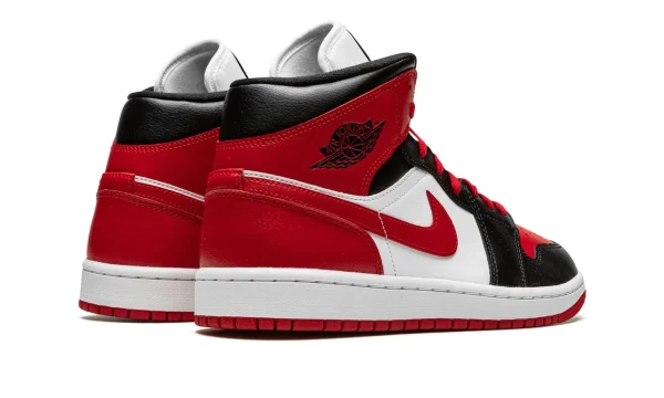 Air Jordan 1 Mid 'Alternate Bred Toe' BQ6472-079 - Iconic - Image 3