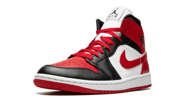 Air Jordan 1 Mid 'Alternate Bred Toe' BQ6472-079 - Iconic - Image 4