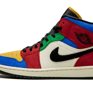 Blue The Great x Air Jordan 1 Mid Fearless - CU2805-100 - For Men