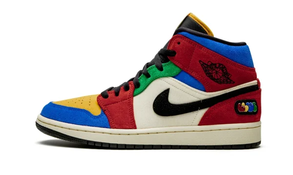 Blue The Great x Air Jordan 1 Mid Fearless - CU2805-100 - For Men