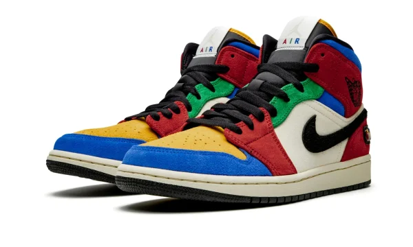 Blue The Great x Air Jordan 1 Mid Fearless - CU2805-100 - For Men - Image 2